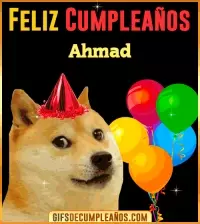 Memes de Cumpleaños Ahmad